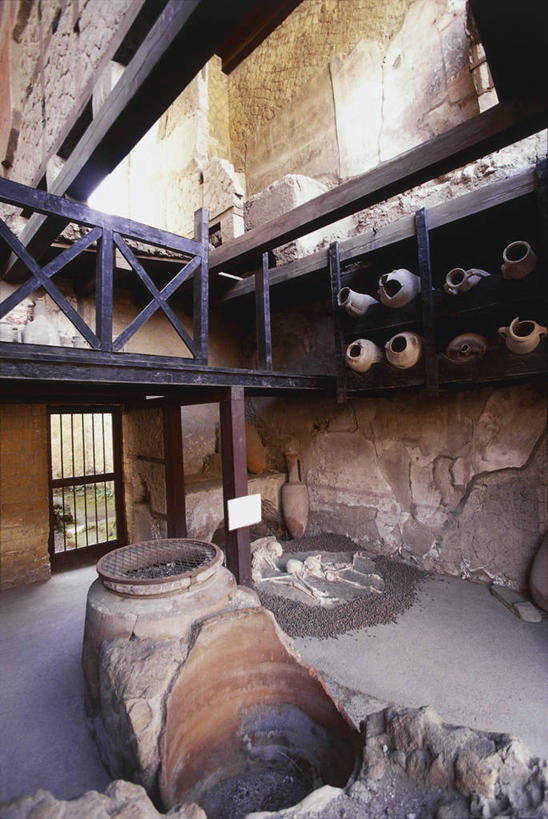 无人,竖图,室内,室外,白天,建筑,意大利,欧洲,历史,摄影,地中海文化,意大利文化,坎帕尼亚,赫库兰尼姆,彩图,过去