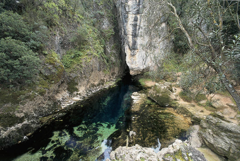无人,横图,俯视,室外,白天,山,水,意大利,欧洲,喀斯特,树,风景,自然,春天,摄影,宁静,地中海文化,自然现象,意大利文化,石灰石,撒丁岛,岩石,彩图,高角度拍摄