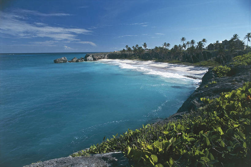 无人,横图,室外,白天,旅游,度假,海洋,美景,水,棕榈树,加勒比海,巴巴多斯,地平线,海岸线,景观,水平线,云,娱乐,树,风景,天空,自然,享受,休闲,景色,大西洋,放松,摄影,生长,西印度群岛,岩层,自然风光,美洲,小安的列斯群岛,安的列斯群岛,海滩,岩石,彩图,旅行