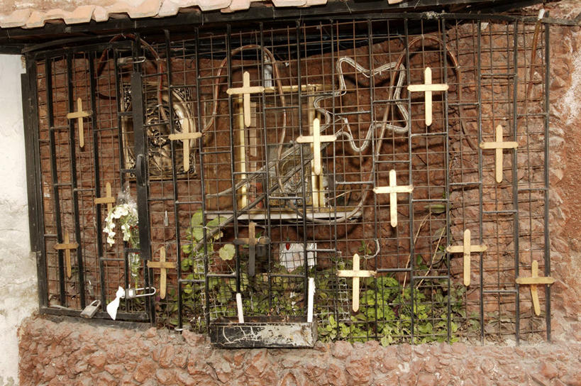 无人,栏杆,横图,室外,白天,叙利亚,亚洲,十字形,形状,十字架,首都,摄影,宗教,中东,基督教,宗教建筑,地中海文化,灵性,东正教,大马士革,哈马,希腊正教,彩图,旅行