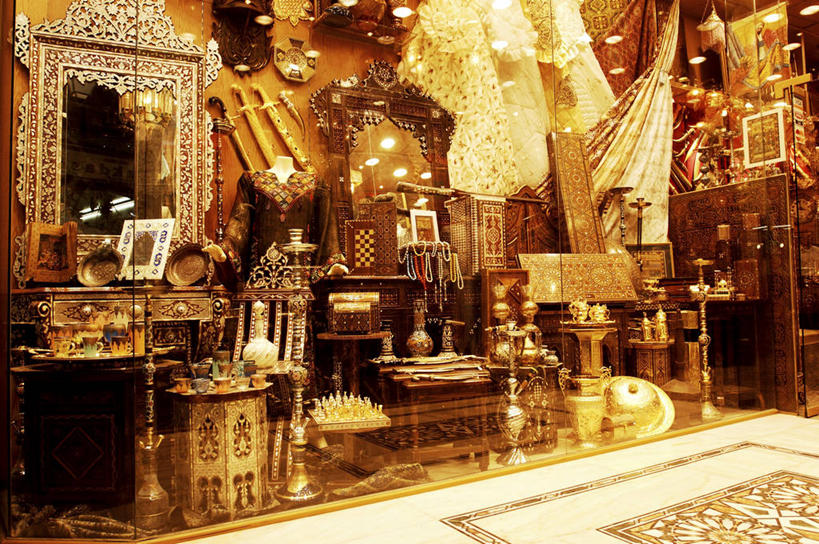 无人,商店,横图,室内,商务,消费,镜子,静物,叙利亚,亚洲,反射,首都,零售,摄影,中东,地中海文化,华贵,大马士革,美术工艺,彩图