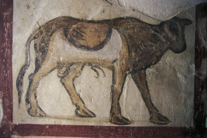 无人,站,横图,绘画,建筑,牛,埃及,艺术,古典,文化,壁画,动物,工艺品,品味,家畜,摄影,宗教,牲畜,美术,高雅,中东,基督教,北非,埃及文化,美学,母牛,亚历山大港,彩图