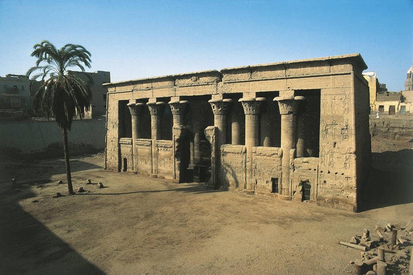 无人,横图,度假,美景,城市风光,城市,建筑,非洲,埃及,景观,娱乐,地标建筑,享受,休闲,景色,放松,摄影,中东,北非,中东文化,鲁克索神殿,埃及文化,古代文明,伊斯纳,自然地理,彩图,库努姆神