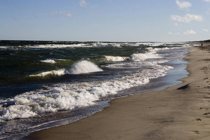 无人,横图,室外,白天,海浪,海洋,水,地平线,海岸线,水平线,风景,自然,地标建筑,摄影,环境,波罗的海,立陶宛共和国,海滩,彩图,波罗的海三国,联合国教科文组织