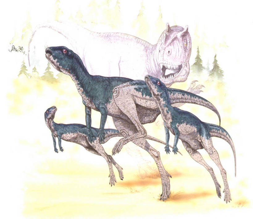 无人,跑,横图,插画,室外,白天,数码,科技,野生动物,四只,对抗,阴影,冲突,网络,高光,几何,计算机图形,合成,图画,历史,画,自然,动物,恐龙,环境,电脑合成图,数码合成图,恐怖,合成图,漫画,写实,具体,具象,橡树龙,侏罗纪,古代史,地质学,史前时代,危险,彩图,过去,古生物学