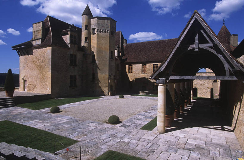 无人,横图,室外,白天,建筑,法国,欧洲,庭院,小路,文艺复兴,历史,摄影,园林,宁静,西欧,法兰西,古典风格,法国文化,欧洲文化,中欧,法兰西共和国,阿基坦,法兰西第五共和国,亚魁当,阿基坦大区,彩图,花园路