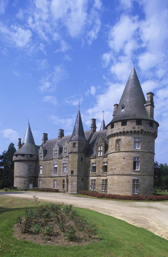 无人,竖图,室外,白天,建筑,法国,城堡,车道,历史,摄影,布列塔尼,中欧,彩图,旅行