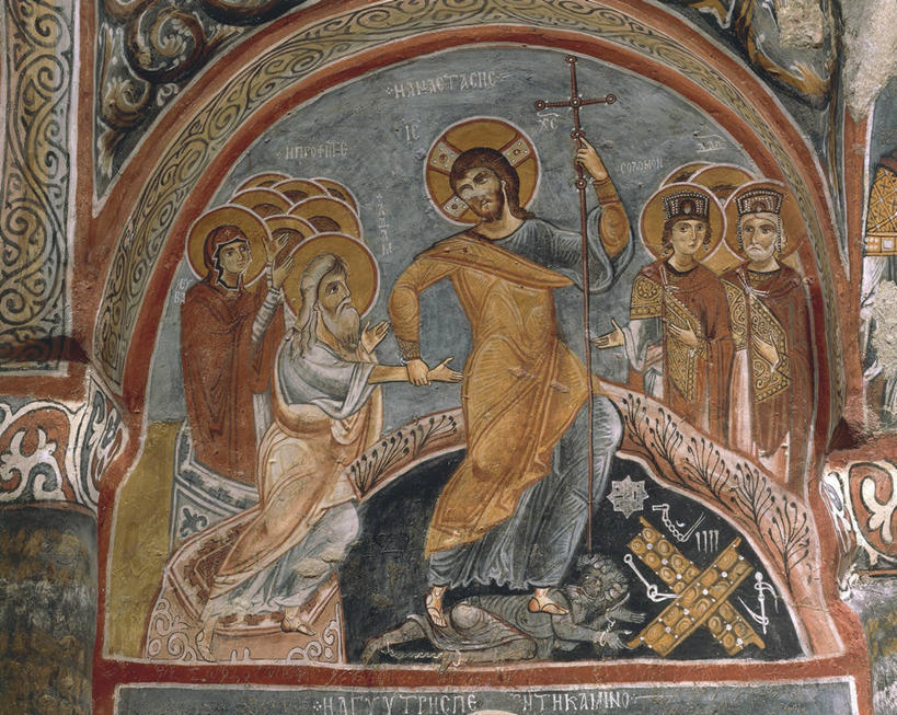 无人,横图,欧洲,土耳其,亚洲,联合国,壁画,摄影,宗教,伊斯兰教,基督,基督教,国王,天主教,作画,西亚,耶稣,卡帕多西亚,救世主,基利斯督,弥赛亚,默西亚,安纳托利亚,小亚细亚,卡帕多奇亚,彩图,格雷梅,土耳其共和国,联合国教科文组织,帝国,安那托利亚,小亚细亚半岛