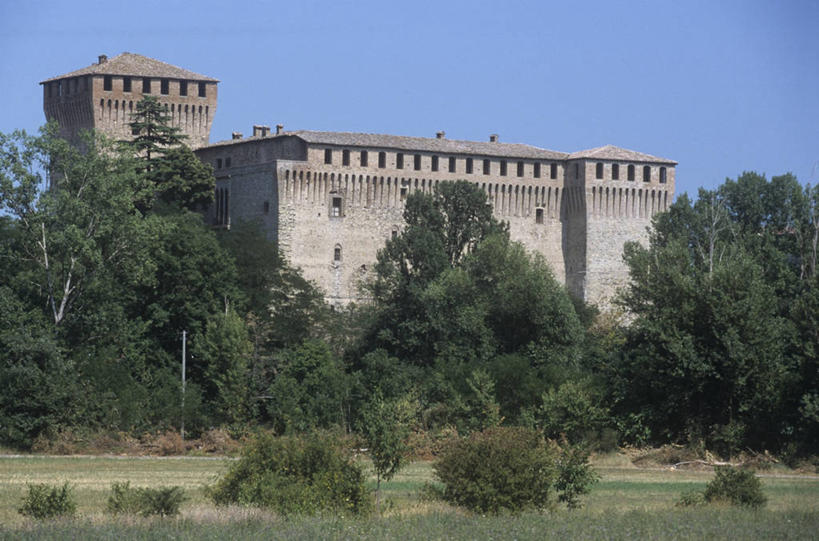 无人,横图,室外,白天,建筑,意大利,欧洲,城堡,历史,树,摄影,南欧,意大利文化,意大利共和国,艾米利亚.罗马涅,艾米利亚.罗马涅大区,彩图