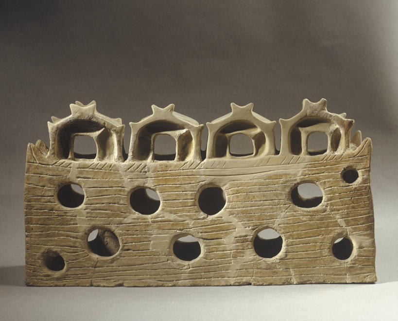 无人,横图,室内,特写,罗马尼亚,陶瓷制品,历史,一个,模型,摄影,单个,神殿,古代文明,美术工艺,彩图,石器时代