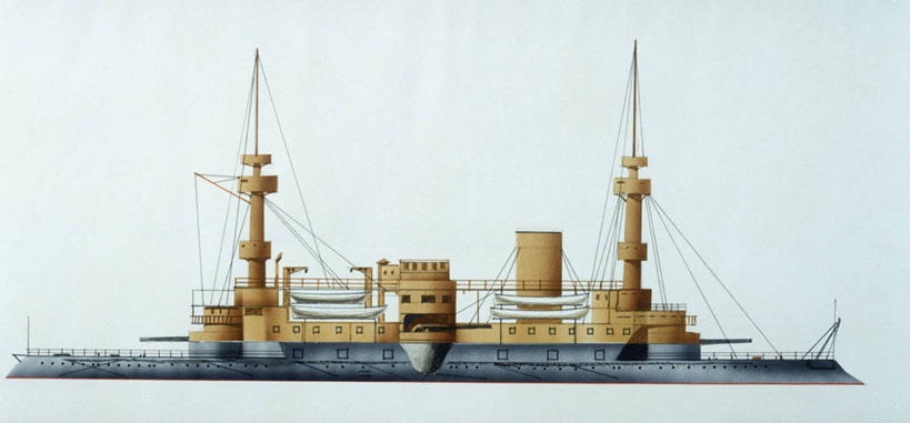 无人,横图,全景,室外,白天,侧面,时尚,船,法国,蓝色背景,军事,历史,一个,蓝色,t台,运输,摄影,军舰,单个,海军,战舰,中欧,军用战舰,战船,时装表演,时装秀,t型台,走秀,彩图,法国海军