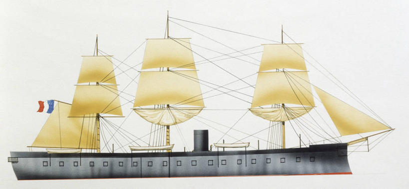 无人,横图,全景,室外,白天,白色背景,侧面,时尚,船,法国,军事,历史,一个,白色,t台,摄影,军舰,单个,海军,军舰鸟,中欧,美术工艺,时装表演,时装秀,t型台,走秀,彩图