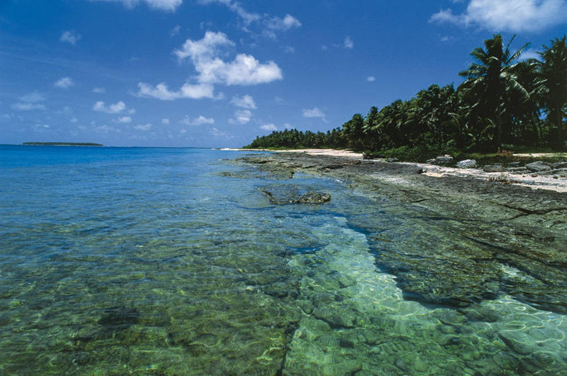 无人,横图,室外,白天,海洋,美景,水,棕榈树,密克罗尼西亚,珊瑚,岛,地平线,海岸线,景观,水平线,树,风景,自然,景色,摄影,宁静,环境,气候,热带气候,自然风光,刺胞动物,太平洋岛屿,天堂镇,自然地理,暗礁,海滩,彩图,旅行,乌利西环礁