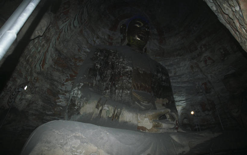 无人,横图,室内,白天,仰视,雕塑,大同,雕像,历史,佛,摄影,宗教,洞穴,佛教,宗教建筑,中国文化,沉积岩,云冈石窟,晋中,古代文明,古代史,灵性,沙岩,彩图,低角度拍摄,旅行,洞室