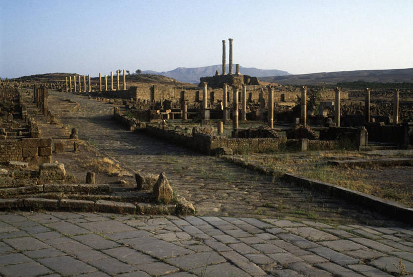 无人,横图,室外,白天,旅游,度假,美景,建筑,阿尔及利亚,柱子,景观,历史,娱乐,废墟,自然,享受,休闲,景色,放松,摄影,自然风光,古典风格,北非,古代文明,彩图,旅行