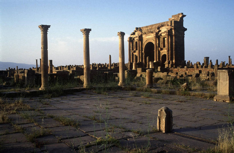 无人,横图,室外,白天,旅游,度假,美景,建筑,阿尔及利亚,柱子,景观,历史,娱乐,废墟,自然,享受,休闲,景色,放松,摄影,自然风光,古典风格,北非,古代文明,彩图,旅行