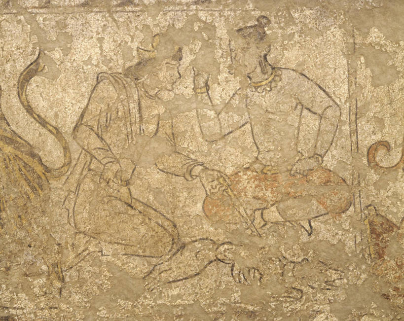 无人,坐,横图,室内,绘画,童话故事,神话,艺术,墙,围墙,古典,历史,文化,古代,工艺品,品味,摄影,美术,高雅,美学,古代文明,彩图,全画面,全框架,全帧,全画幅,过去