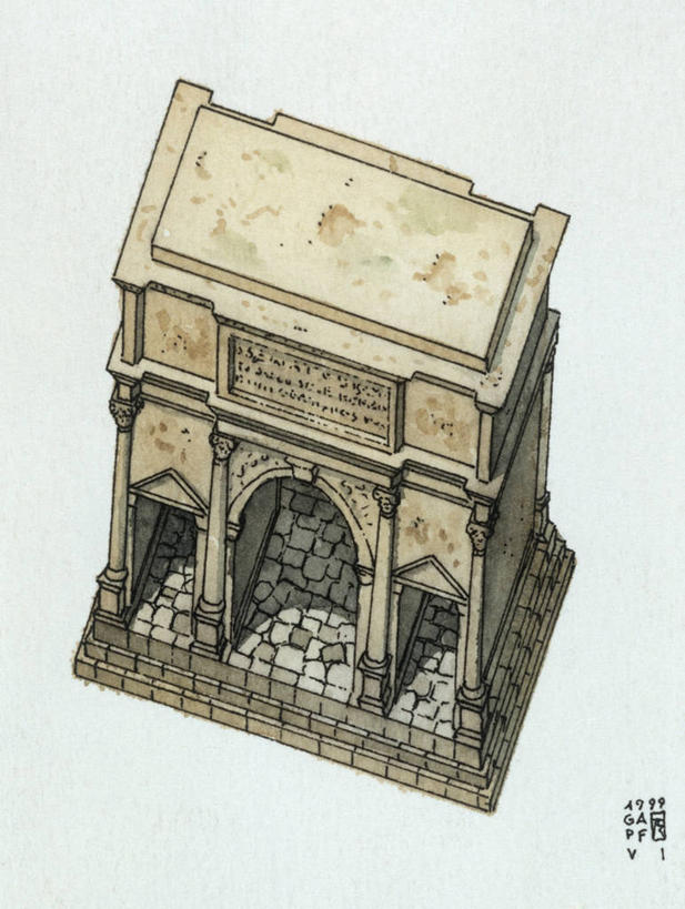 无人,竖图,插画,白色背景,数码,科技,建筑,德国,阴影,网络,柱子,拱门,高光,几何,计算机图形,合成,图画,历史,古罗马,画,一个,单个,电脑合成图,数码合成图,合成图,漫画,写实,具体,具象,古代文明,美因茨,彩图