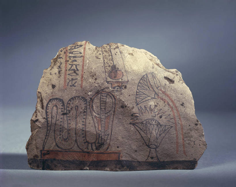 无人,横图,正面,灰色背景,蛇,破坏,破损,古代,一个,灰色,宗教,单个,损坏,象形文字,眼镜蛇,埃及文化,古埃及文明,古代文明,彩图,影棚拍摄