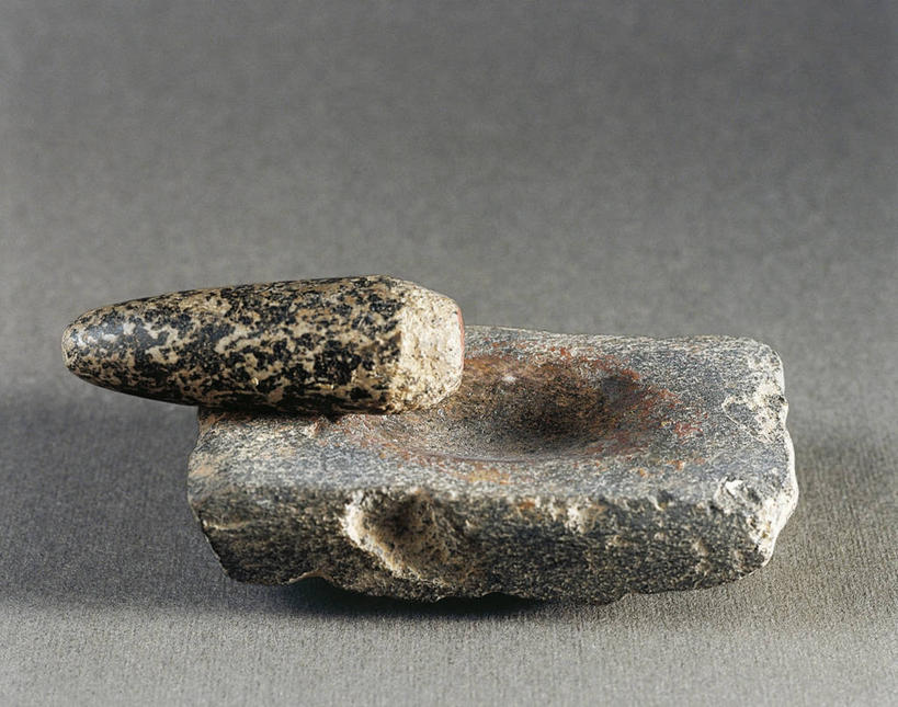 无人,横图,特写,灰色背景,古代,灰色,摄影,古代文明,美术工艺,史前时代,磨石,彩图,影棚拍摄,过去