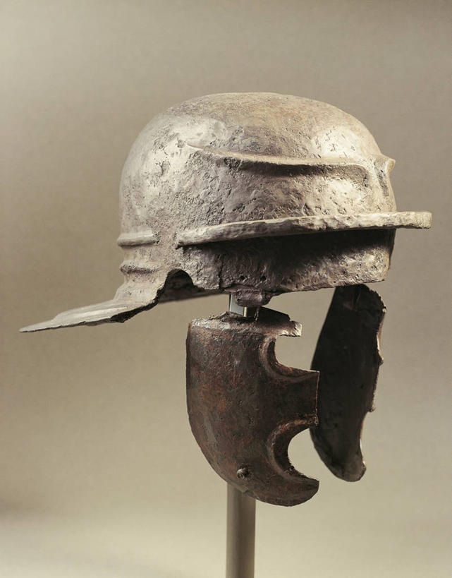 无人,竖图,灰色背景,头盔,历史,古罗马,古代,一个,灰色,摄影,单个,保护,军队,青铜,古代文明,彩图,影棚拍摄