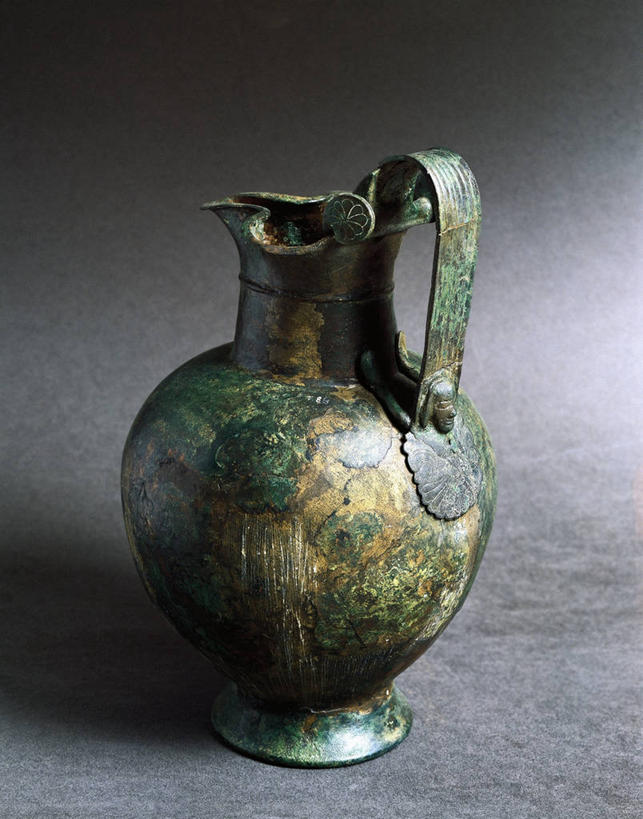 无人,竖图,灰色背景,历史,古罗马,水壶,古代,一个,灰色,摄影,单个,古代文明,美术工艺,彩图,影棚拍摄,过去