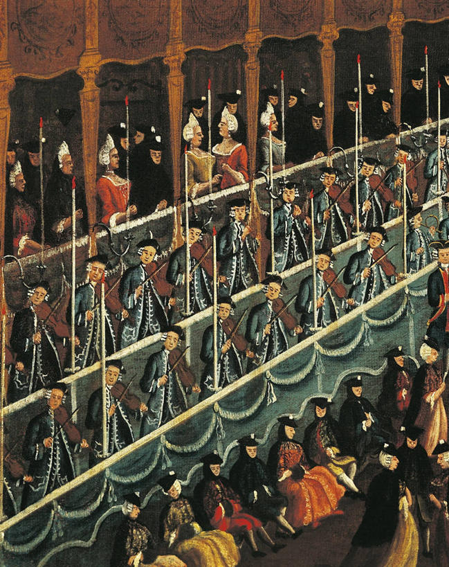 竖图,插画,室内,特写,白天,绘画,数码,科技,剧院,油画,意大利,威尼斯,表演,阴影,庆祝,艺术,网络,小提琴,许多人,高光,几何,计算机图形,古典,音乐,合成,图画,文化,画,扮演,工艺品,品味,一群人,美术,电脑合成图,数码合成图,演出,高雅,合成图,漫画,写实,具体,具象,美学,洛可可风格,彩图,管弦乐队