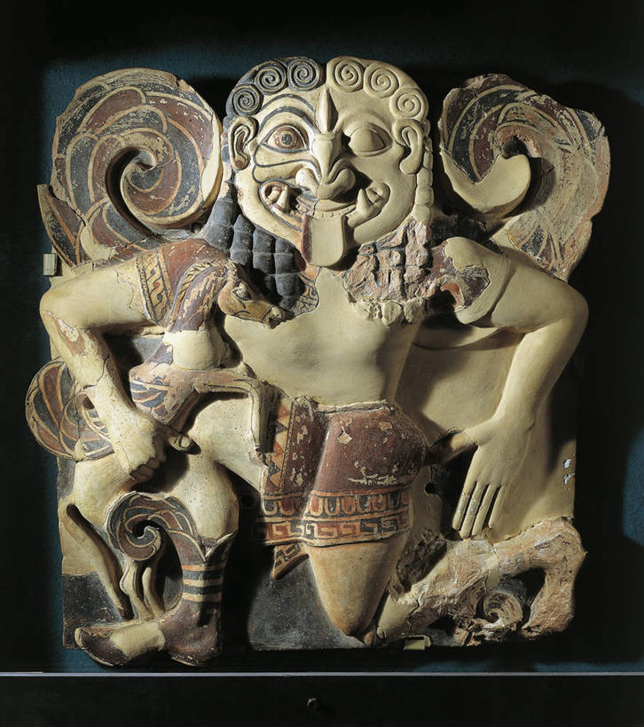 无人,跑,竖图,雕塑,艺术,装饰,陶瓷制品,历史,古代,一个,摄影,单个,手艺,古希腊,古代文明,美术工艺,彩图,影棚拍摄,蛇发女怪