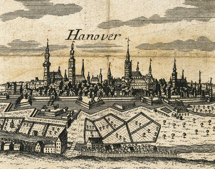 无人,横图,插画,室外,白天,数码,科技,海洋,河流,天际线,建筑,德国,阴影,网络,围墙,尖顶,高光,几何,计算机图形,合成,图画,单词,历史,画,天空,英文字母,电脑合成图,数码合成图,合成图,漫画,写实,具体,具象,汉诺威,彩图