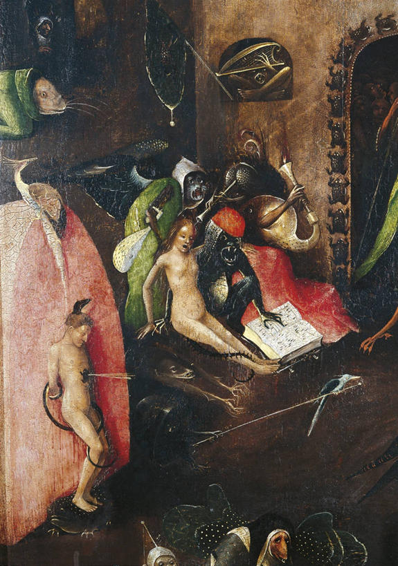 成年人,两个人,竖图,插画,室内,绘画,数码,科技,油画,阴影,艺术,网络,高光,几何,计算机图形,古典,合成,图画,文化,画,工艺品,品味,虚构,幻想,宗教,美术,电脑合成图,数码合成图,高雅,基督教,合成图,地狱,痛苦,漫画,魔鬼,写实,具体,具象,美学,判断,拷问,恐惧,男人,女人,彩图,混沌,三联画