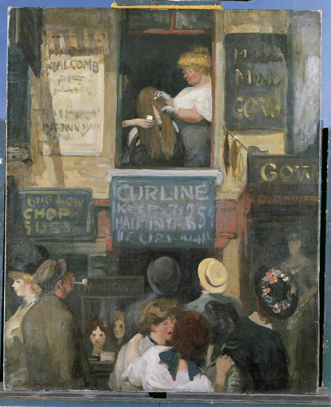 成年人,竖图,室外,白天,绘画,窗户,指示牌,艺术,标志,文字,许多人,古典,文化,标识,工艺品,品味,一群人,职业,观看,英文字母,美术,高雅,美学,美术工艺,男人,女人,美发师,彩图