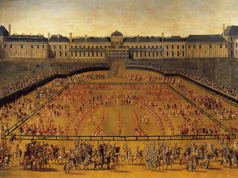 宫殿,横图,俯视,插画,室外,白天,绘画,数码,科技,马,法国,巴黎,一群,许多,阴影,庆祝,艺术,网络,庭院,首都,很多,许多人,高光,几何,计算机图形,古典,合成,图画,历史,文化,画,工艺品,品味,一群人,美术,电脑合成图,数码合成图,高雅,合成图,游行,漫画,法国文化,军事阅兵,写实,具体,具象,美学,彩图,高角度拍摄