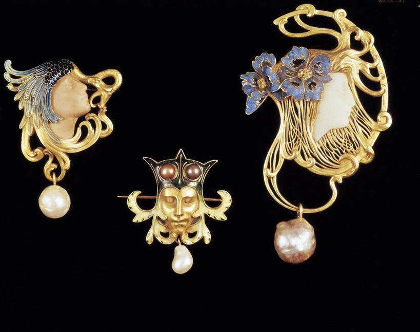 无人,横图,叶子,珠宝,黑色背景,艺术,花,三个,摄影,胸针,手艺,工匠,美术工艺,彩图,影棚拍摄,拟人