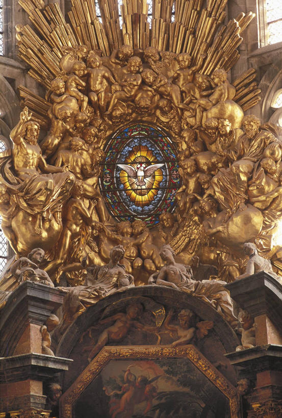 无人,教堂,竖图,室内,建筑,法国,斑鸠,历史,摄影,基督教,普罗旺斯,祭坛,法国文化,巴洛克风格,美术工艺,彩图,神