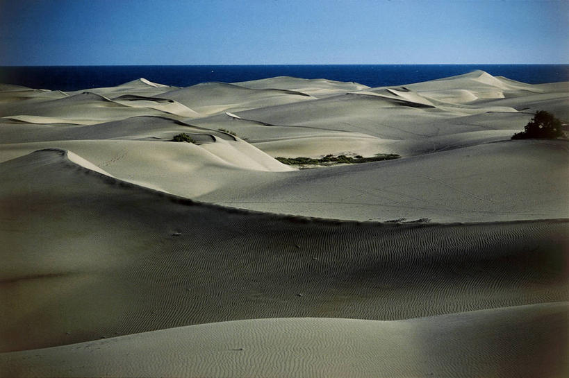 无人,横图,室外,白天,度假,海洋,西班牙,波纹,沙子,水平线,沙丘,热,风景,摄影,加那利群岛,大西洋群岛,大加纳利,海滩,彩图