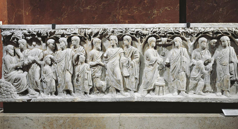 无人,站,横图,全景,雕塑,标志,长袍,符号,大理石,历史,标识,古罗马,古代,一个,摄影,宗教,单个,坟墓,基督教,石棺,性别符号,古代文明,旧约,彩图,影棚拍摄,传统服装,浅浮雕,男性符号,传统文化,过去