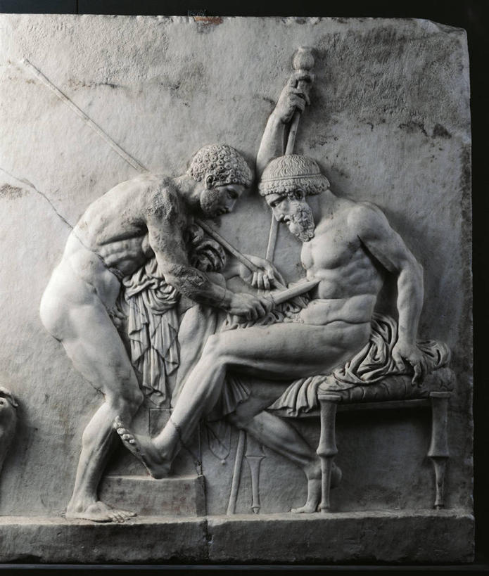 无人,站,坐,竖图,合作,雕塑,神话,艺术,标志,长袍,符号,大理石,历史,标识,古罗马,古代,赤脚,摄影,痛苦,手艺,矛,性别符号,古代文明,美术工艺,阿基里斯,彩图,影棚拍摄,传统服装,浅浮雕,男性符号,过去