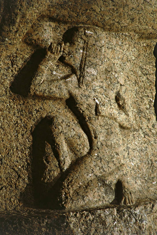 无人,竖图,特写,侧面,艺术,哺乳,历史,一个,摄影,单个,花岗岩,手艺,埃及文化,古埃及文明,古代文明,美术工艺,跪着,彩图,全画面,全框架,全帧,浅浮雕,全画幅