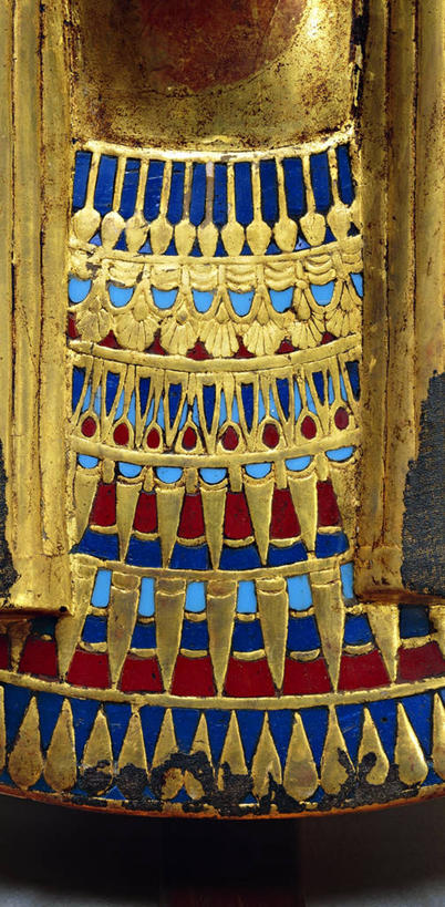 无人,竖图,全景,特写,项链,珠宝,历史,古代,一个,摄影,宗教,单个,部分,古埃及文明,古代文明,美术工艺,彩图,影棚拍摄,雪花石膏,过去,金叶