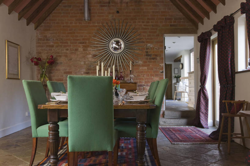 无人,横图,室内,白天,地板,桌子,椅子,木制,瓷砖,饭厅,英格兰,插花,摄影,伍斯特郡,彩图