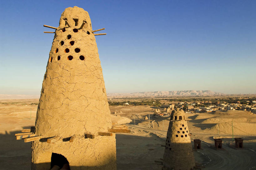 无人,家,横图,室外,白天,正面,旅游,度假,美景,沙漠,植物,非洲,埃及,阴影,光线,影子,房屋,屋子,景观,娱乐,楼房,住宅,树,树木,蓝色,绿色,蓝天,天空,阳光,自然,天,享受,休闲,景色,放松,生长,晴朗,成长,自然风光,万里无云,阿拉伯埃及共和国,金字塔之国,棉花之国,阿非利加洲,撒哈拉沙漠,撒哈拉大沙漠,上埃及,大漠,砂漠,晴空,晴空万里,彩图,房子,利比亚沙漠,达赫拉绿洲