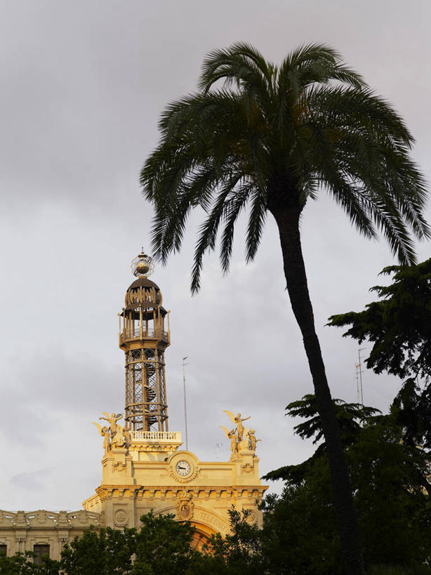 无人,宫殿,竖图,室外,白天,仰视,旅游,度假,名胜古迹,植物,标志建筑,地标,建筑,棕榈树,叶子,雕塑,北京,西班牙,欧洲,中国,亚洲,遗迹,艺术,装饰,雕刻,雕像,乌云,云,阴天,云朵,钟楼,绿叶,首都,云彩,古迹,文物,娱乐,建设,古建筑,树,树木,绿色,天空,自然,工艺品,天,享受,休闲,金色,嫩叶,旅游胜地,放松,生长,成长,纪念,美术,富贵,宫廷,昏暗,阴沉,南欧,主题,陈列,古文明,东亚,棕榈叶,忠诚,中华人民共和国,北京市,京,北平,华北地区,西城区,西班牙王国,功能,美学,富丽,王宫,名誉,荣华,瓦伦西亚,巴伦西亚,瓦伦西亚自治区,叶,叶片,棕树,棕榈,彩图,低角度拍摄,皇宫,北京钟楼,地安门外大街
