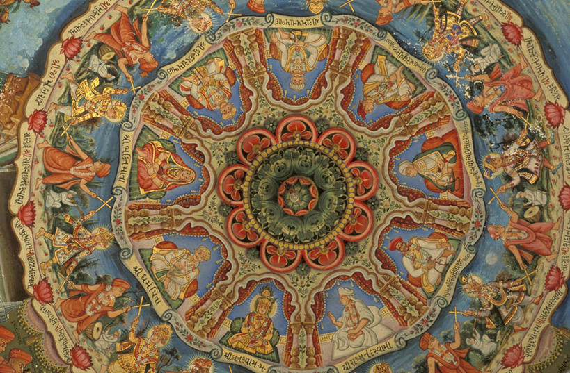 无人,横图,俯视,室外,特写,白天,绘画,静物,印度,亚洲,阴影,艺术,装饰,环绕,围绕,反射,纹路,纹理,影子,墙,环抱,文化,壁画,墙壁,墙面,华丽,修饰,点缀,南亚,肌理,印度共和国,衬托,美观,雅致,雅观,萦绕,古吉拉特,古吉拉特邦,画画,彩图,高角度拍摄,戈恩达尔