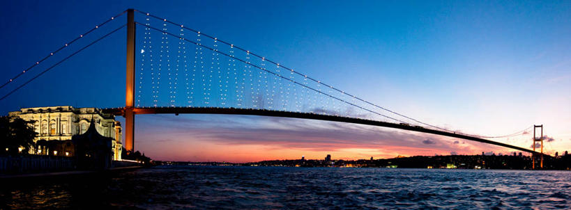 无人,横图,全景,室外,城市,建筑,欧洲,联系,黄昏,摄影,吊桥,宁静,工程,伊斯坦布尔,博斯普鲁斯大桥,博斯普鲁斯海峡,彩图