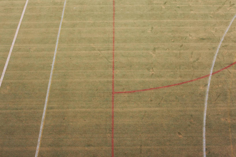 无人,运动场,横图,俯视,运动,英国,弯曲,角球,首都,绿色,草皮,摄影,几何形状,高尔夫球运动,彩图,高角度拍摄