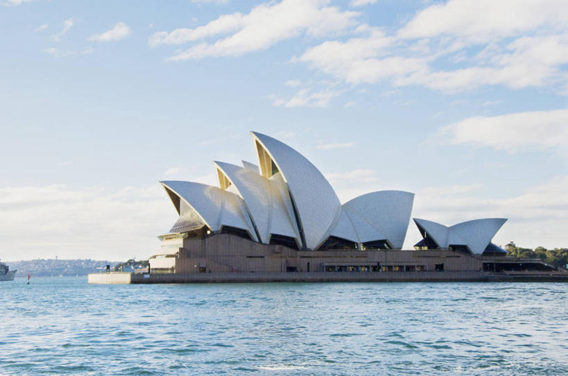 无人,横图,室外,白天,建筑,日光,悉尼歌剧院,澳大利亚,水面,歌剧院,顶部,天空,摄影,悉尼,新南威尔士,彩图,海港