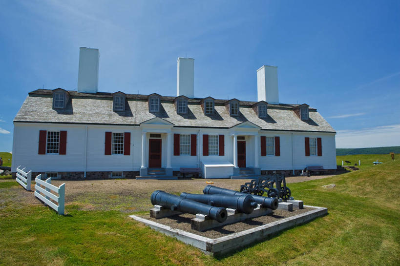 无人,横图,室外,白天,建筑,加拿大,房屋,历史,炮,摄影,简单,要塞,新斯科舍,彩图