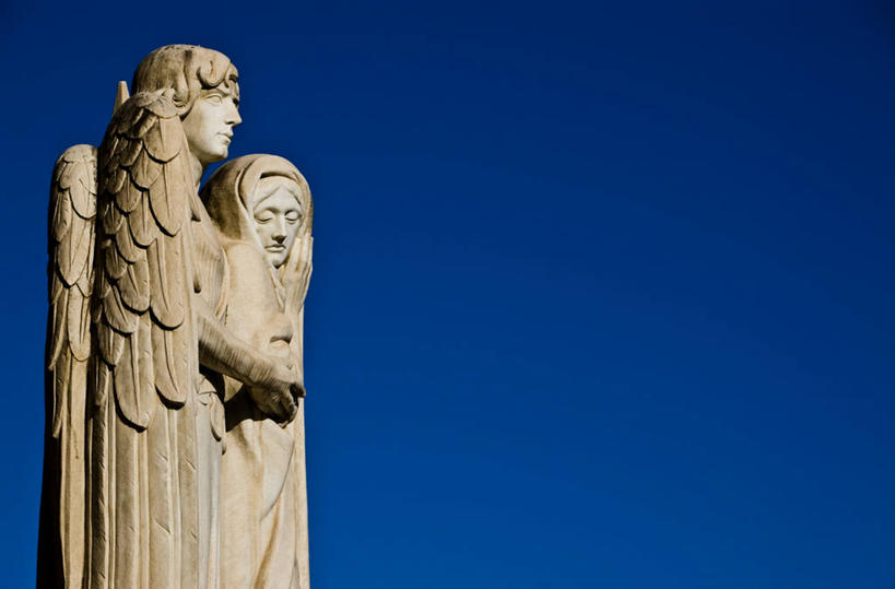 无人,横图,室外,白天,留白,意大利,天使,艺术,标志,雕像,符号,历史,标识,战争纪念碑,摄影,万里无云,性别符号,彩图,男性符号