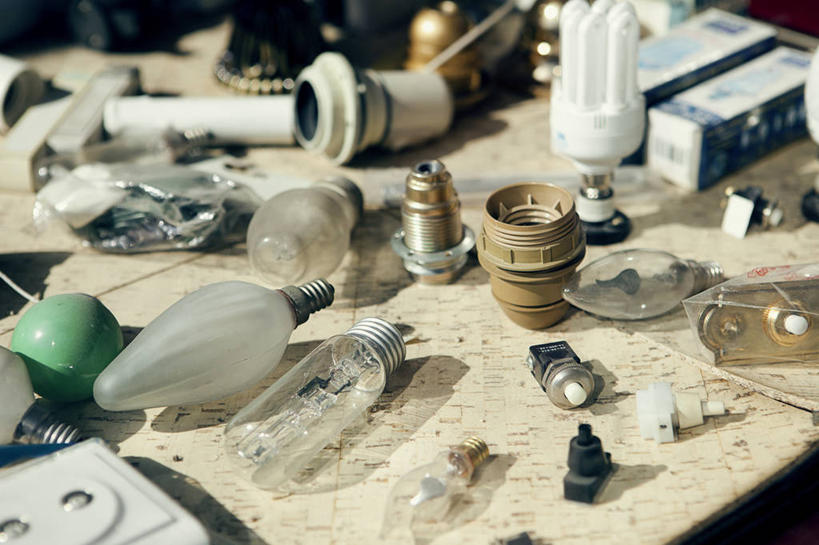 无人,横图,白天,桌子,西班牙,许多,准备,很多,开关,摄影,多样,电,电灯泡,选择,工作台,巴斯克自治区,毕尔巴鄂,彩图