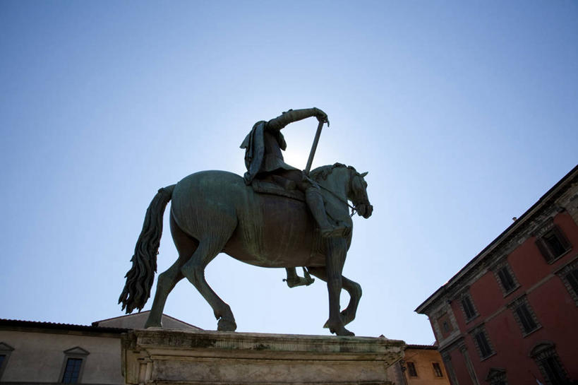无人,横图,室外,白天,太阳,建筑,马,日光,意大利,标志,雕像,符号,历史,标识,摄影,逆光,意大利文化,托斯卡纳区,佛罗伦萨市政广场,万里无云,性别符号,彩图,男性符号